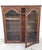 French Provincial Plantation Style Walnut Vitrine, Bookcase, 19th Century For Sale - Image 11 of 18