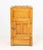 American Oak Ice Chest, with lift top compartment above single door cabinet, metal liners to interior. 38" H x 21.25" W x...
