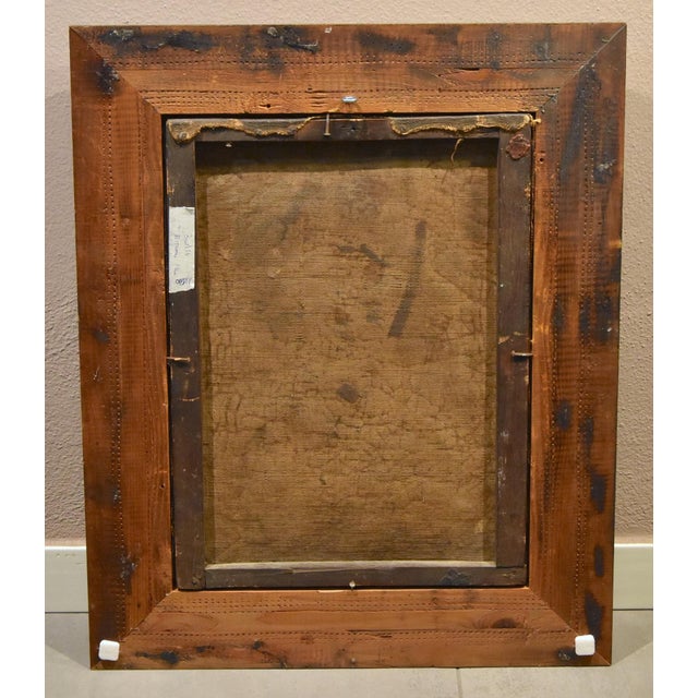 Circle of Frans Pourbus, Portrait of a Man, 1570, Oil on Canvas For Sale - Image 11 of 12