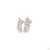 Modern 3.97 Carat Rose Cut Diamond Gold Earrings, Pair For Sale - Image 3 of 9