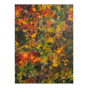 Untitled Abstract Expressionist Impasto Oil Painting, Signed