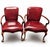 Elevate Your Executive Office With This Stunning Pair of Leathercraft Georgian Mahogany Armchairs For Sale - Image 11 of 12
