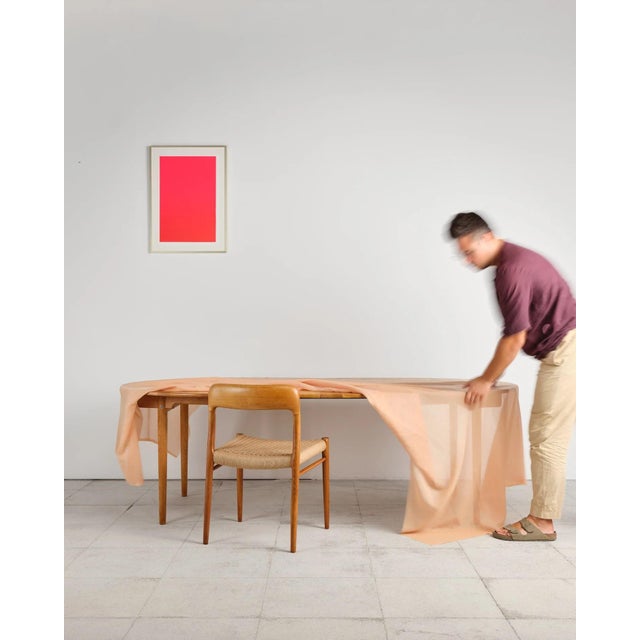 Mid-Century Modern Round Extendable Dining Table in Oak by Hans J. Wegner, Denmark, 1970s For Sale - Image 3 of 18