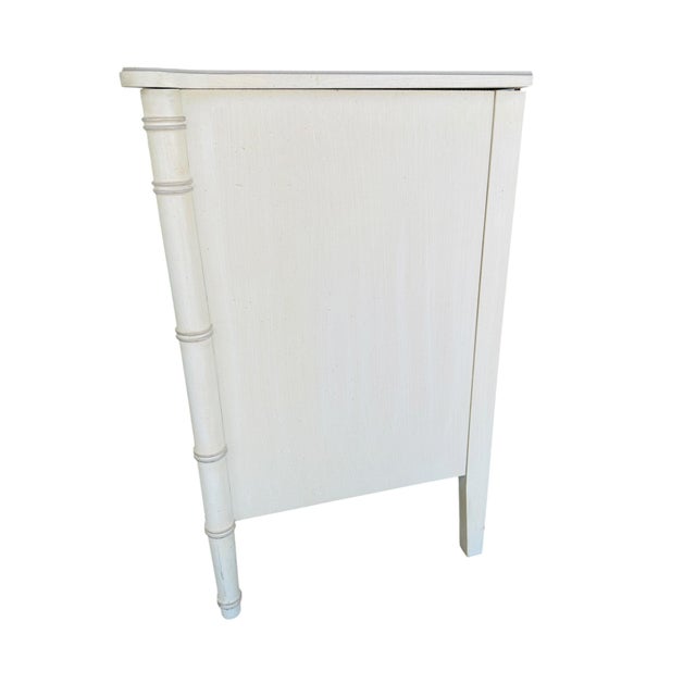 Vintage Henry Link Bali Hai Faux Bamboo Triple Dresser - 9 Drawer - Original Finish For Sale In Tampa - Image 6 of 16