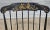 Black Hitchcock Style Windsor Arm Rocking Chair Harvest Stencil Gold Accents For Sale - Image 4 of 8