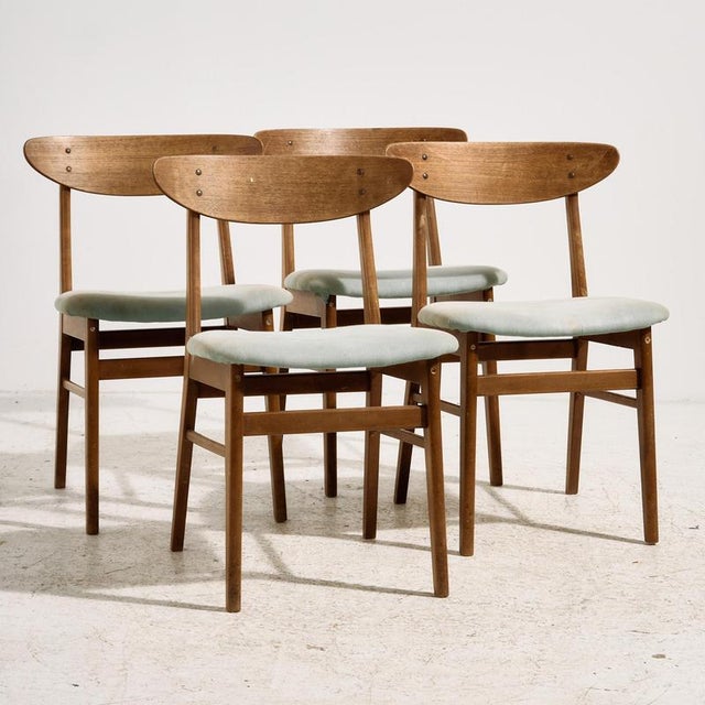 The ‘Model 210’ dining chair designed by Thomas Harlev for Farstrup Møbler in the 1960s. The chair’s teak surface and...