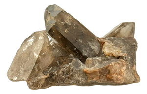 Smoky Quartz Crystal Cluster, Brazil, 1970s
