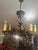 Early 20th Century Ornate Leaf Gilt Iron Chandelier For Sale - Image 4 of 10