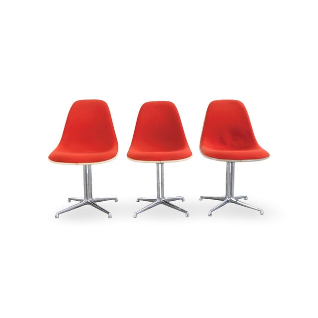Fiberglass La Fonda Chairs by Charles Eames for Herman Miller, Set of 3 For Sale - Image 13 of 13