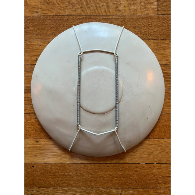 1990s Vintage Decorative Wall Plate For Sale - Image 4 of 7