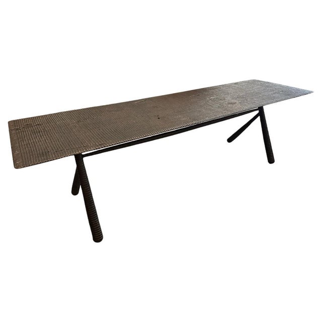 Andrianna Shamaris Mid Century Couture Hand Carved Dining Table or Console For Sale - Image 15 of 18
