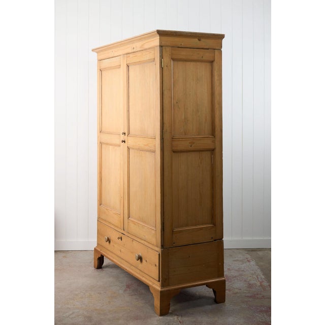 19th Century George III Pine Knockdown Wardrobe For Sale - Image 12 of 14
