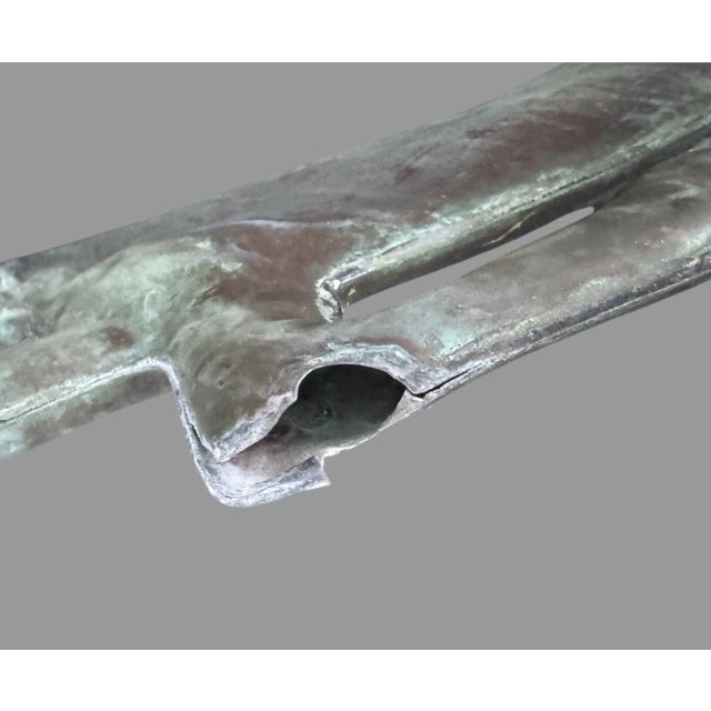 Vintage Embossed Metal Figural Running Horse Weathervane For Sale - Image 9 of 9