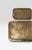 Mid-Century Modern 1959 Faux Bamboo Brass Tray Set From India For Sale - Image 3 of 5