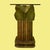 A sculptural vintage console in the manner of Serge Roche, with a dramatic carved palm-leaf base supporting a clear glass...