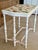 Early 20th Century Antique Console Table With Custom Flamingo Decoupage Top | Hand-Painted Coastal Piece For Sale - Image 5 of 12