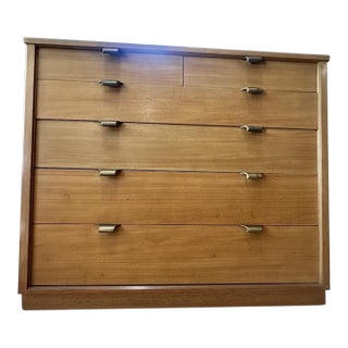 1940s Drexel ‘Precedent’ 6 Drawer Lowboy by Edward Wormley, Attributed For Sale