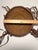 Antique Ethiopian Agelgil Woven Rattan & Leather Covered Basket 10" Diameter For Sale - Image 10 of 11