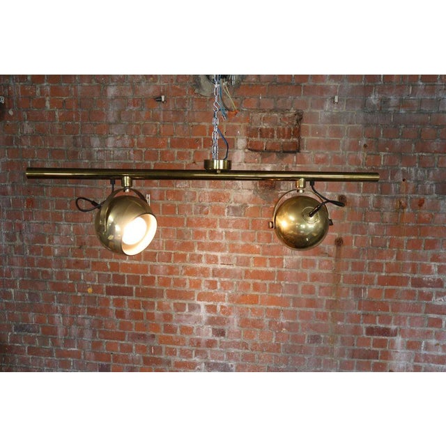 Mid-Century Modern Vintage Brass Ceiling or Wall Lamps from Sische Leuchten, Germany, 1960s, Set of 4 For Sale - Image 3 of 11