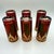 Italian Red Highball Glasses with 24k Gold Garlands from Interglass, 1980s, Set of 6 For Sale - Image 13 of 14