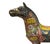Vintage Oriental Chinese Reddish Maroon Cloisonne Metal Horse Figure A For Sale - Image 11 of 16