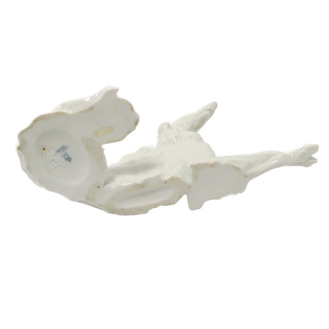 White Giant Augarten Wien Porcelain Borzoi Model 1713/Iii – Largest 11" Version – Handmade Vienna "White Gold" Sculpture For Sale - Image 8 of 8