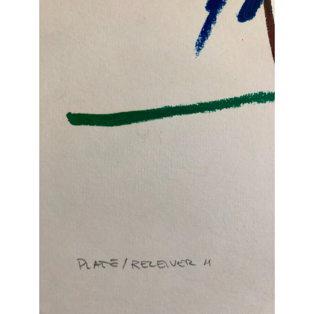 David Kimball Anderson, David Kimball Anderson Large Oil Stick Pastel Abstract Flowers Drawing, 1974 For Sale - Image 4 of 5