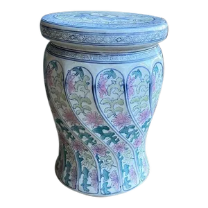Vintage Chinese Family Rose Porcelain Garden Stool