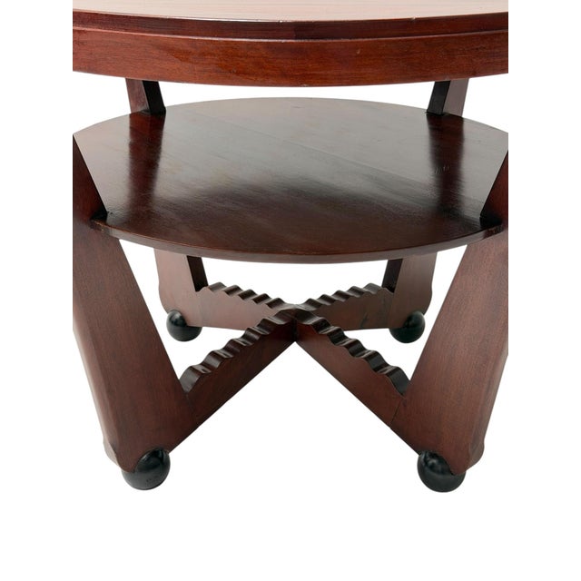 Art Deco Coffee Table in American Walnut by Max Coini, 1920s For Sale - Image 12 of 13