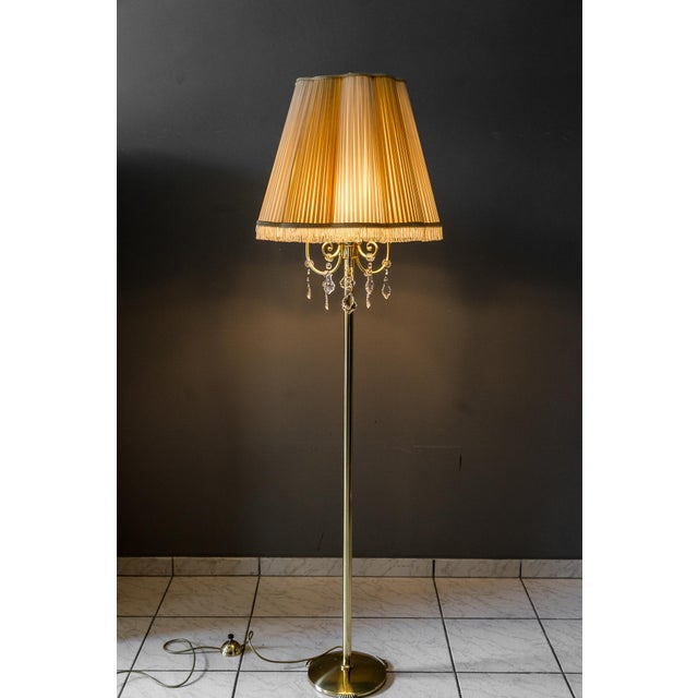 Floor Lamp attributed to J. & L. Lobmeyr for Lobmeyr, Vienna, 1950s For Sale - Image 14 of 18