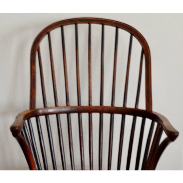 19th-Century English Sack-Back Windsor Chair For Sale - Image 10 of 10