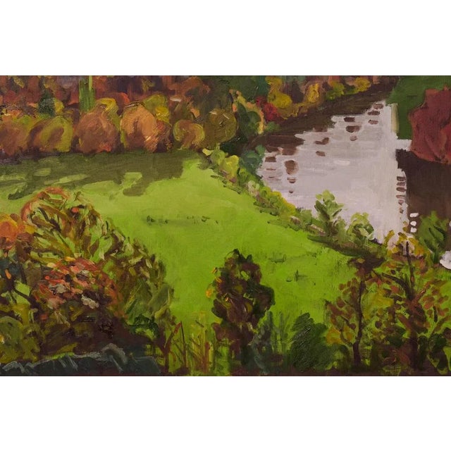 Jackson, Richmond Terrace, Autumn Sunset, 20th Century, Oil on Board, Framed For Sale - Image 7 of 8