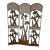 Mid 20th Century Metal Palm Tree Trifold Panel/ Screen For Sale