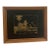 Vintage Framed Straw Marquetry Tropical Scene For Sale