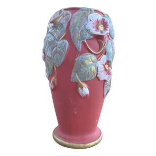 Art Nouveau Red Vase, 1890s For Sale