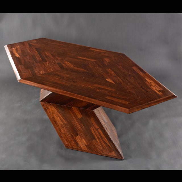 Cocobolo Rosewood Dining Table by Don S. Shoemaker for Señal s.a. Of Mexico For Sale - Image 10 of 16