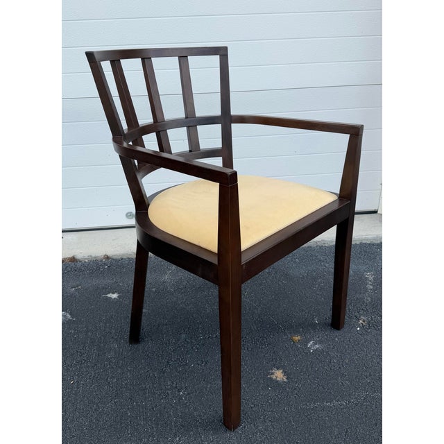 Mid-Century Modern Vintage Signed Knoll Studio Dining Armchairs, Set of 6 For Sale - Image 3 of 16