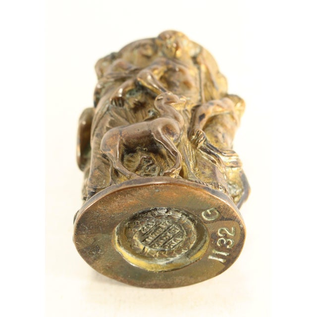 Circa 1900 After the Antique Copper Clad Terracotta Vase "Manifattura Di Signa", Italy For Sale - Image 11 of 12