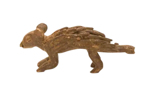 Vintage Porcupine Bronze Gold Weight