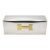Mid 20th Century Vintage Hermes Paris H Box Jewelry Trinket Silverplate For Sale