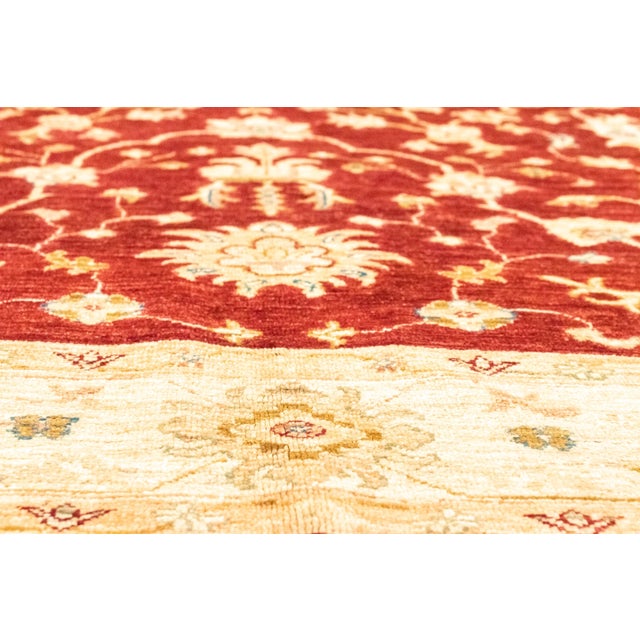 Red Middle Eastern Ziegler Rug For Sale - Image 8 of 11