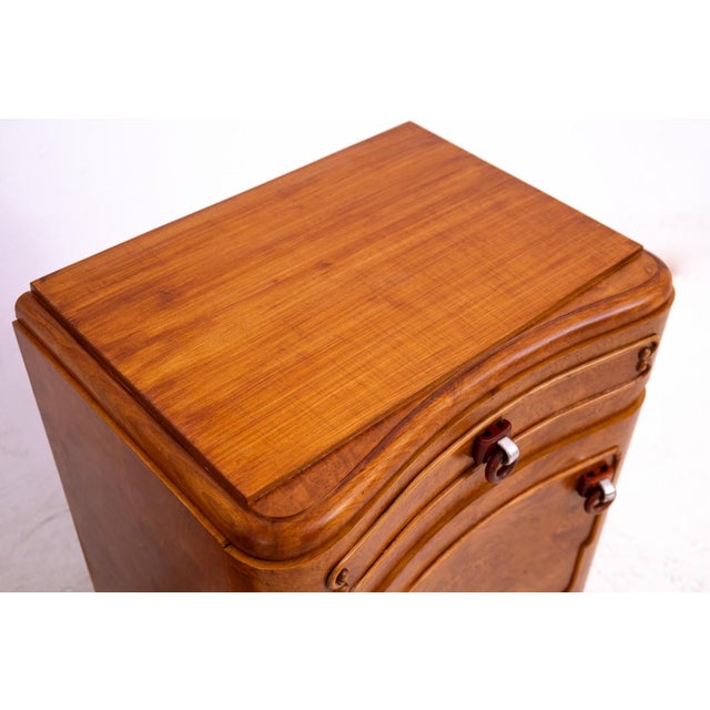 Vintage Polish Art Deco Nightstands, 1930, Set of 2 For Sale - Image 10 of 15