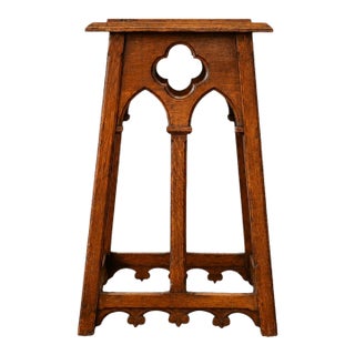 19th Century Belgian Neogothic Pedestal Table For Sale