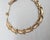 Vintage Late 1950s Signed Boucher Goldtone Collar Necklace For Sale - Image 11 of 12
