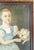 19th Century English Folk Provincial Portrait of a Girl and Westie Dog For Sale - Image 4 of 18