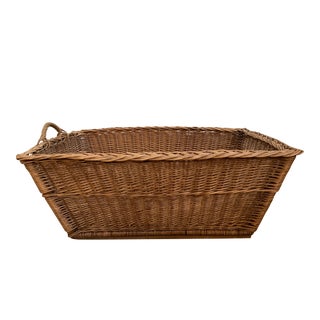 Vintage French Market Basket For Sale
