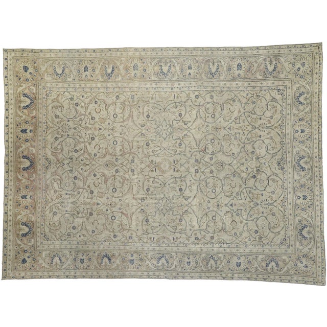 Antique Persian Malayer Rug - 09'07 X 13'00 For Sale - Image 9 of 9