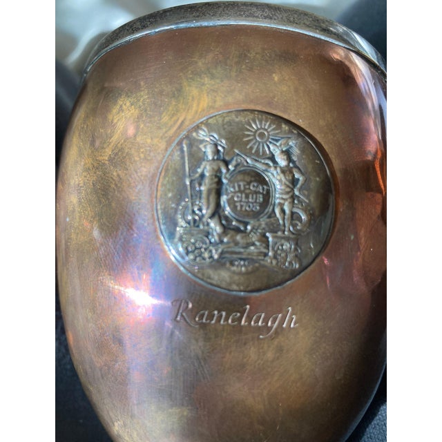 Late 19th Century Historic English Copper and Silver Kit-Cat Club Ranelagh Goblet For Sale - Image 4 of 5