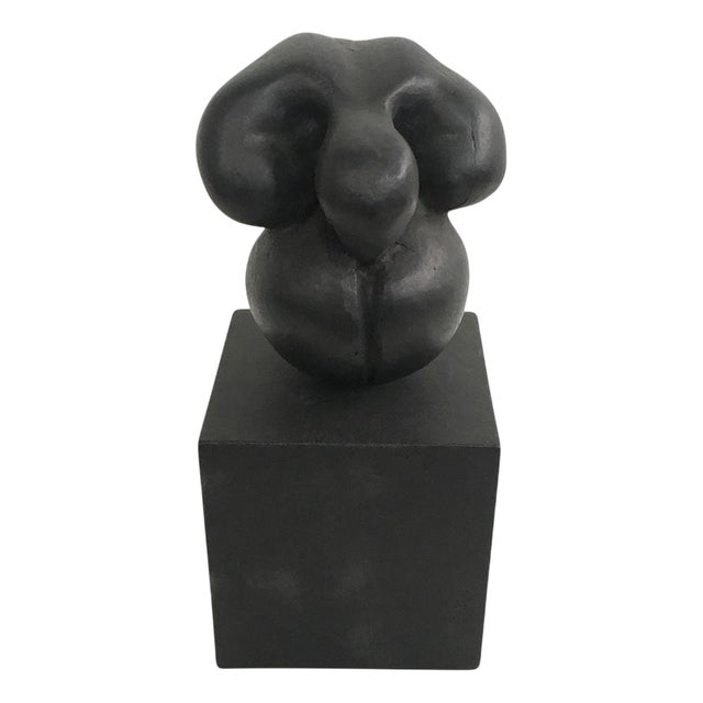 Patrizia Guerresi, Italian Black Abstract Sculpture, 1988, Aluminum For Sale