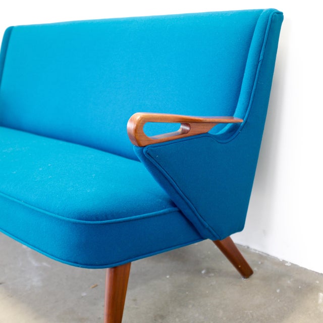 1950s Danish Teak "U3 (CFB-52)" Loveseat Attributed to Findahls Møbelfabrik, Designed by Chresten Findahl Brodersen For Sale - Image 10 of 11